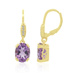 Amethyst-Silberohrringe
