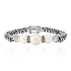 Süßwasserzuchtperlen-Silberarmband (Nan Collection)