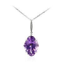 Amethyst-Goldhalskette