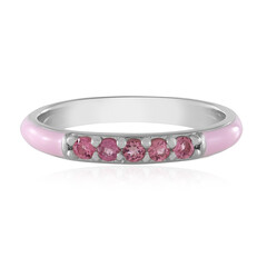 Pinkfarbener Turmalin-Silberring