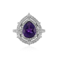 Sambia-Amethyst-Silberring