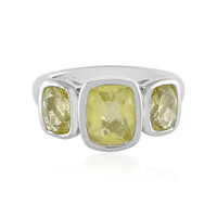 Ouro Verde-Quarz-Silberring