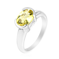 Ouro Verde-Quarz-Silberring