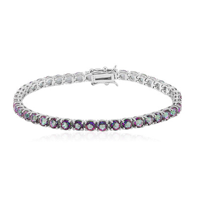 Mystik-Quarz-Silberarmband