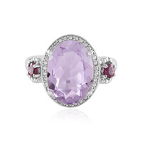 Lavendel-Amethyst-Silberring