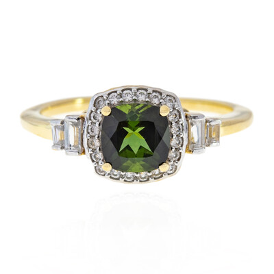 Grüner Turmalin-Goldring (Adela Gold)