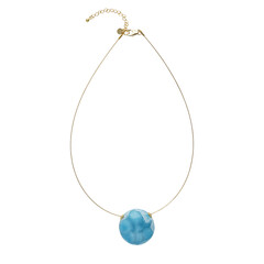 Larimar-Silberhalskette