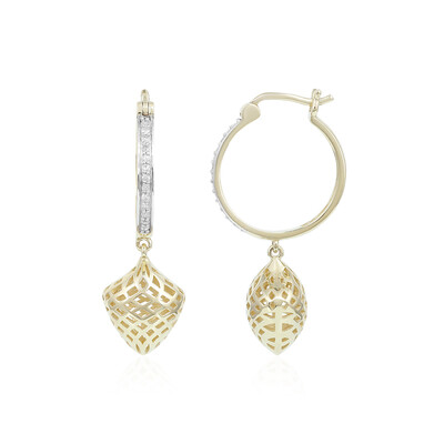 I1 (I) Diamant-Goldohrringe (Ornaments by de Melo)