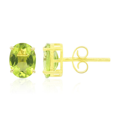 Peridot-Silberohrringe