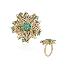Kolumbianischer Smaragd-Goldring (Ornaments by de Melo)