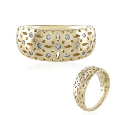 I2 (I) Diamant-Goldring (Ornaments by de Melo)