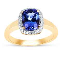 AAA-Tansanit-Goldring (AMAYANI)