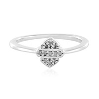 I2 (I) Diamant-Silberring