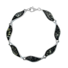 Baltischer Bernstein-Silberarmband
