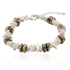 Keshi-Perlen-Silberarmband (TPC)