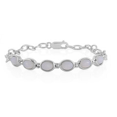 Indischer Opal-Silberarmband