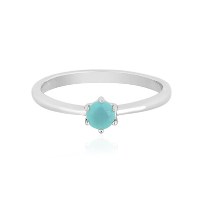Paraiba-Opal-Silberring