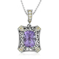 Lavendel-Amethyst-Silberhalskette (Dallas Prince Designs)