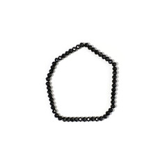 Schwarzer Spinell-Armband