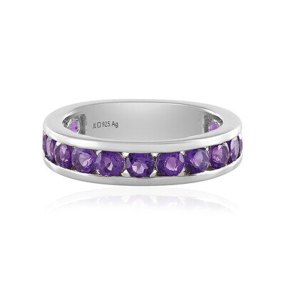 Sambia-Amethyst-Silberring