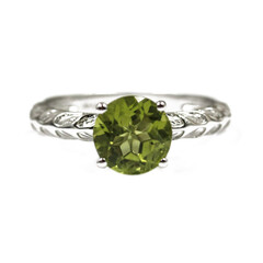 Peridot-Silberring