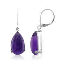 Amethyst-Silberohrringe