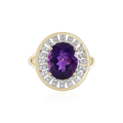 Marokkanischer Amethyst-Goldring