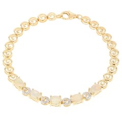 Welo-Opal-Silberarmband