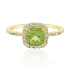 Kaschmir-Peridot-Goldring