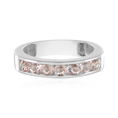 Pinkfarbener Turmalin-Silberring (MONOSONO COLLECTION)