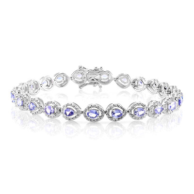 Tansanit-Silberarmband