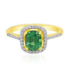 AAA-Kenianischer Tsavorit-Goldring (AMAYANI)