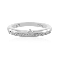 I2 (I) Diamant-Silberring