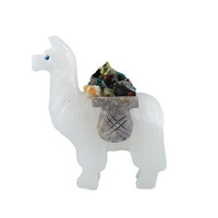 Alabaster-Kalzit-Lama
