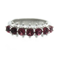 Pinkfarbener Turmalin-Silberring (Dallas Prince Designs)