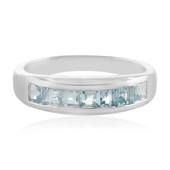 Aquamarin-Silberring