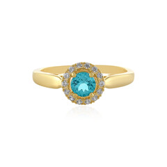 Blauer Apatit-Silberring