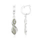 Fancy-Diamant-Silberohrringe