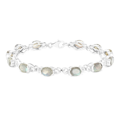 Labradorit-Silberarmband