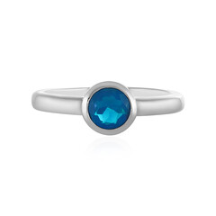 Äthiopischer Blauer Opal-Silberring