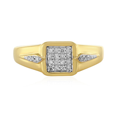 I2 (I) Diamant-Silberring
