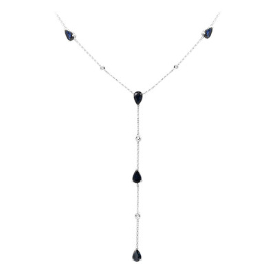 Ceylon-Saphir-Goldcollier