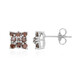 Fancy-Diamant-Silberohrringe