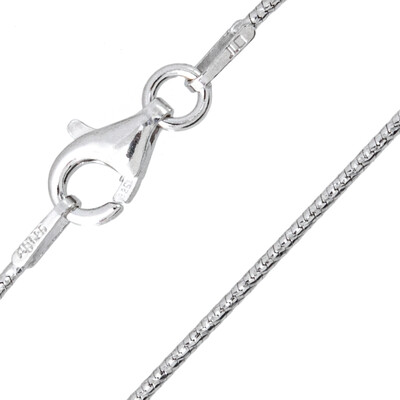 925er Silber-Schlangenkette - 45 cm - 3,8 g