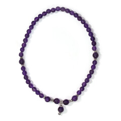 Amethyst-Silberhalskette