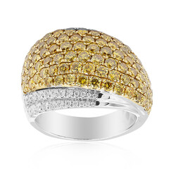 Gelber SI2 Brillant-Goldring (CIRARI)