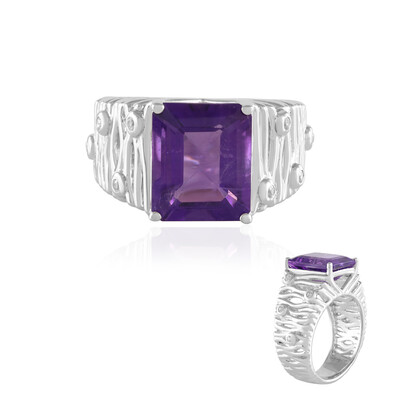 Sibirischer Amethyst-Silberring (de Melo)