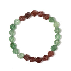 Erdbeer-Quarz-Armband