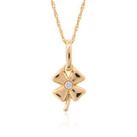 Lupenreiner (F) Brillant-Goldhalskette (LUCENT DIAMONDS)