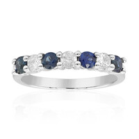 Blauer Ceylon-Saphir-Goldring